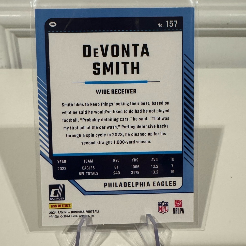 2024 Devonta Smith Panini Donruss. Super Bowl Champion - Picture 2 of 2
